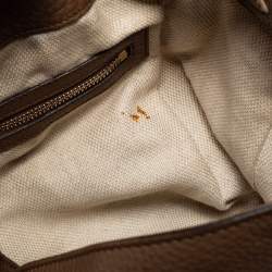 Pre Owned Gucci Brown Leather Medium Soho Shoulder Bag