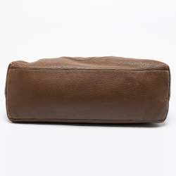 Pre Owned Gucci Brown Leather Medium Soho Shoulder Bag
