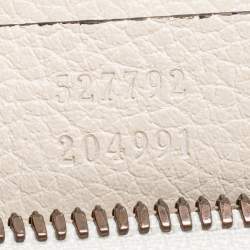 مملوكة مسبقًا Gucci Off White Leather Logo Web Belt Bag