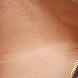 Pre Owned Gucci Beige/Brown GG Supreme Canvas And Leather Ophidia Pouch