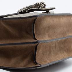 مملوكة مسبقًا حقيبة كتف غوتشي دينسيوس سويدي وكانفاس سوبريم GG بيج 