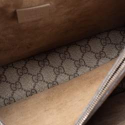 مملوكة مسبقًا حقيبة كتف غوتشي دينسيوس سويدي وكانفاس سوبريم GG بيج 