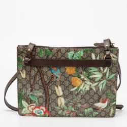 Pre Owned Gucci Multicolor Tian GG Supreme Canvas and Leather Messenger Bag