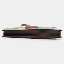 Pre Owned Gucci Multicolor Tian GG Supreme Canvas and Leather Messenger Bag