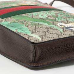 Pre Owned Gucci Multicolor Tian GG Supreme Canvas and Leather Messenger Bag