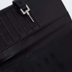 Gucci Black Suede And Canvas Web Wallet