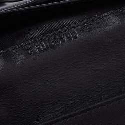 Gucci Black Suede And Canvas Web Wallet
