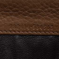 Gucci Brown Leather Soho Flap Continental Wallet
