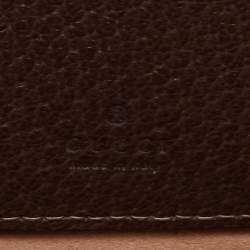 Pre Owned Gucci Beige/Brown GG Supreme Coated Canvas and Leather Ophidia Belt Bag