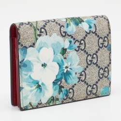 مملوكة مسبقًا Gucci Multicolor GG Supreme Bloom Canvas Bifold Wallet