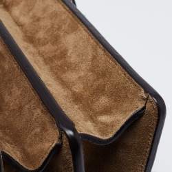 Pre Owned Gucci Beige GG Supreme Canvas and Suede Medium Patchwork Dionysus Shoulder Bag