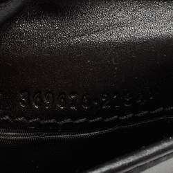 Gucci Black Guccissima Leather GG Icon Wallet