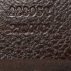 Pre Owned Gucci Beige/Brown GG Canvas and Leather Medium Interlocking G Hobo