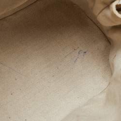 Pre Owned Gucci Beige Patent Leather Nice Dome Bag