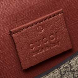 مملوكة مسبقًا Gucci Beige/Brown GG Canvas Stars Print Continental Wallet
