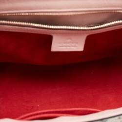 Pre Owned Gucci Multicolor Python Medium Padlock Shoulder Bag