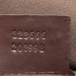 Pre Owned Gucci Beige/Brown GG Supreme Canvas Messenger Diaper Bag