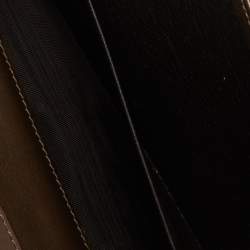 Gucci Brown Guccissima Leather Heart Charm Continental Wallet