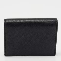 Gucci Black Leather Animalier Card Case