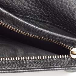 Gucci Black Leather Animalier Card Case