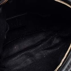 Pre Owned Gucci Black Patent Leather Mini Soho Chain Shoulder Bag