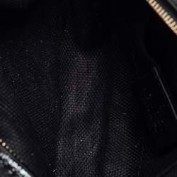 Pre Owned Gucci Black Patent Leather Mini Soho Chain Shoulder Bag