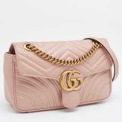 مملوكة مسبقًا حقيبة كتف غوتشي جي جي مارمونت جلد ماتيلاس بيج صغيرة