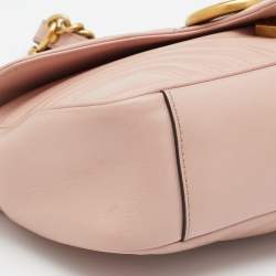 مملوكة مسبقًا حقيبة كتف غوتشي جي جي مارمونت جلد ماتيلاس بيج صغيرة