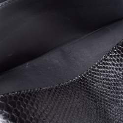 Pre Owned حقيبة كتف غوتشي ديونسوس جلد ثعبان أسود