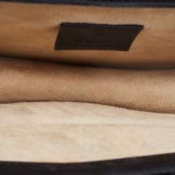 Pre Owned حقيبة كتف غوتشي ديونسوس جلد ثعبان أسود