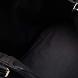 Pre Owned Gucci Black GG Canvas Messenger Bag