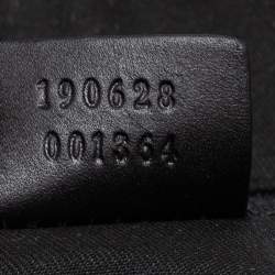 Pre Owned Gucci Black GG Canvas Messenger Bag