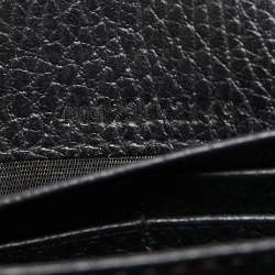 Pre Owned Gucci Black Leather Dionysus Wallet on Chain