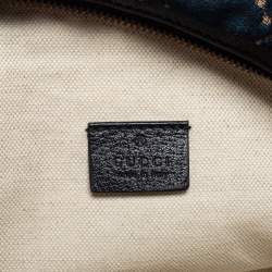 Pre Owned Gucci Blue GG Velvet Web Belt Bag