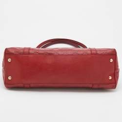 Gucci Red Guccissima Leather Shoulder Bag