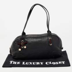 Pre Owned Gucci Black Leather Princy Bag