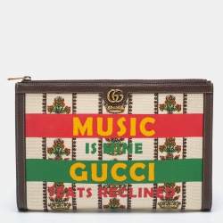 Gucci, Bags, Gucci Supreme Zip Around Wallet Cherry Line