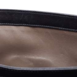 مملوكة مسبقًا Gucci Black Leather Medium Interlocking G Shoulder Bag