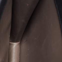 مملوكة مسبقًا Gucci Black Leather Medium Interlocking G Shoulder Bag