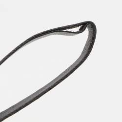 Pre Owned Gucci Black Matelassé Leather GG Marmont Belt Bag