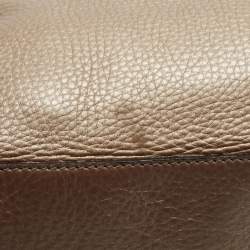 Pre Owned Gucci Gold Leather Medium Soho Chain Shoulder Bag