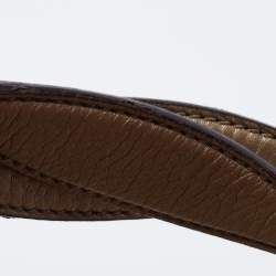 Pre Owned Gucci Gold Leather Medium Soho Chain Shoulder Bag