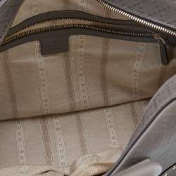 Gucci Light Taupe Diamante Leather Satchel 