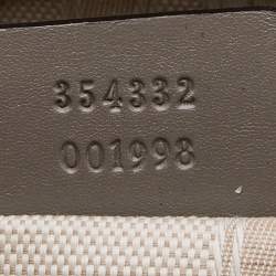 Gucci Light Taupe Diamante Leather Satchel 