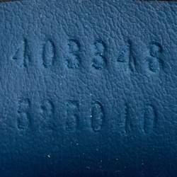 Pre Owned Gucci Beige/Blue GG Supreme Canvas and Suede Medium Dionysus Shoulder Bag