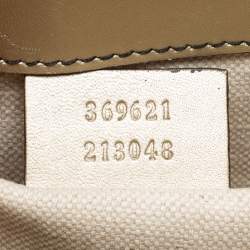 Pre Owned Gucci Gold Guccissima Leather Small Emily Shoulder Bag