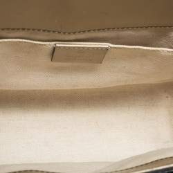 Pre Owned Gucci Gold Guccissima Leather Small Emily Shoulder Bag