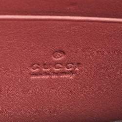 Gucci Multicolor GG Blooms Supreme Coated Canvas and Leather Wallet On Chain 