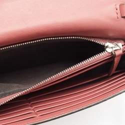 Gucci Multicolor GG Blooms Supreme Coated Canvas and Leather Wallet On Chain 