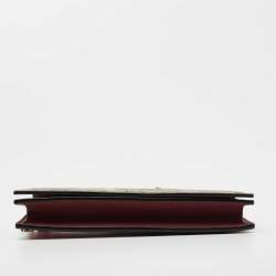 Gucci Multicolor GG Blooms Supreme Coated Canvas and Leather Wallet On Chain 